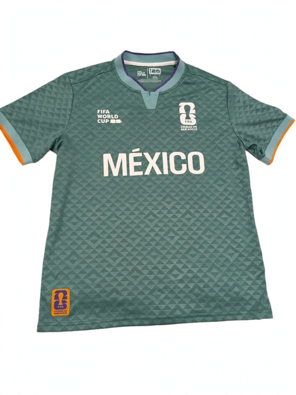 FIFA World Cup 2026 Mexico Jersey Mens Large Green Host City Tee